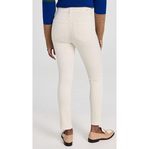 AG Adriano Goldschmied Cream Straight Leg Jeans - Picture 2 of 6